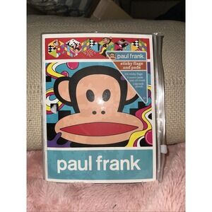 Paul Frank Notepad & Memo Pads • New 100 Sticky Flags 3 Memo Pads 100 Sheets